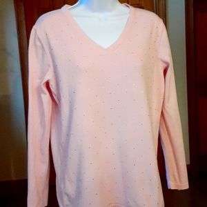 DKNY Jeans light pink sweater